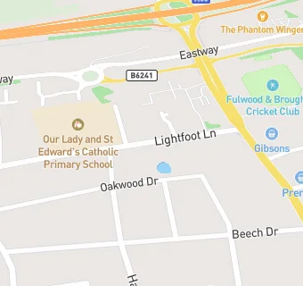 map for Our Lady & St Edwards School