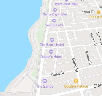 map for Queens Hotel