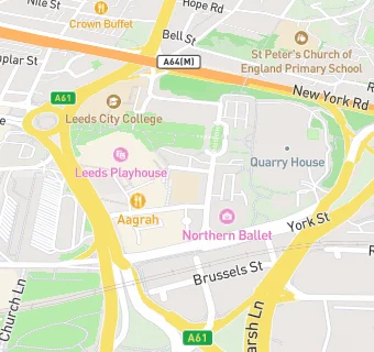 map for Leeds College of Music