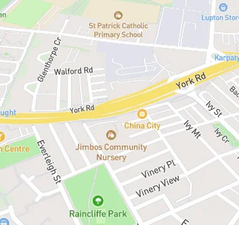 map for York Road Wine Store