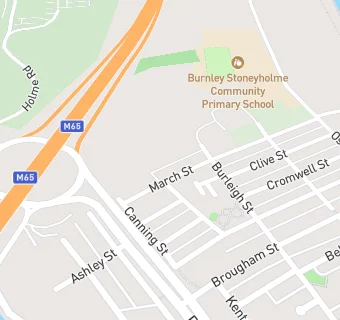 map for The Heights Burnley