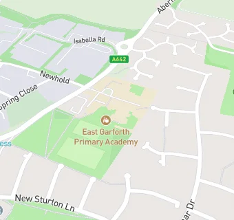 map for East Garforth Infant School