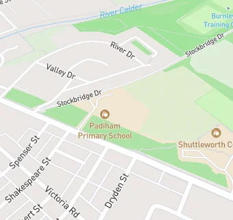 map for Padiham Primary School