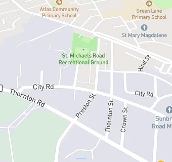 map for City Road Takeaway