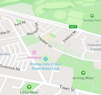 map for Armley Conservative Club