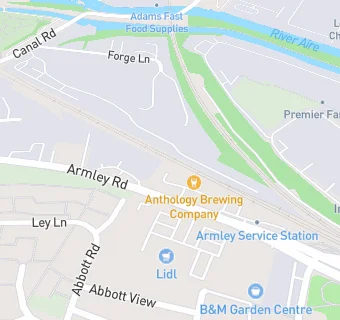 map for Armley Service Station