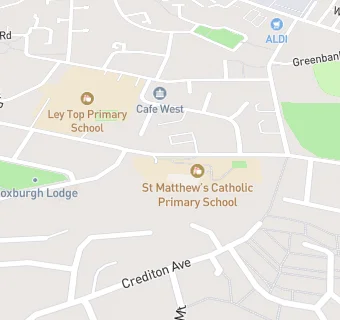 map for St Matthew's Catholic Primary School, a Voluntary Academy