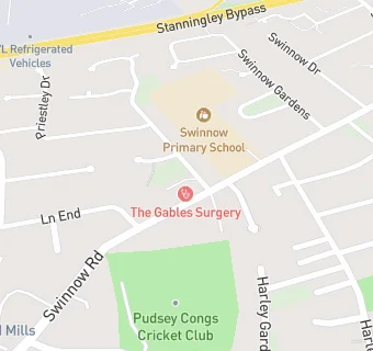 map for The Gables Surgery