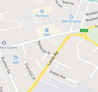 map for AL Halal Supermarket (Leeds Road)