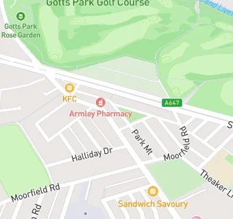 map for Armley Pharmacy