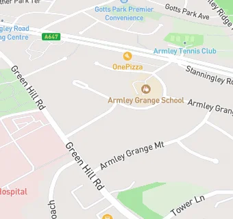 map for Armley Grange School