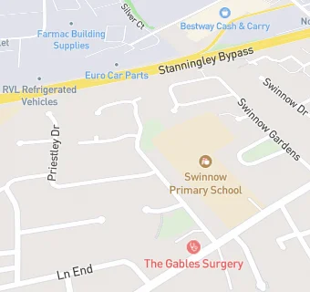 map for The Gables Surgery