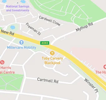 map for Toby Carvery