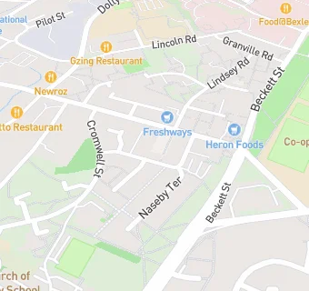 map for Lincoln Green Internet Cafe