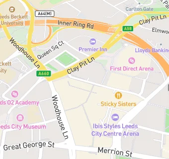 map for Pizza Express