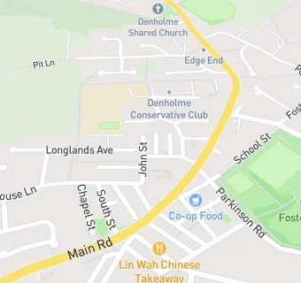 map for Thornton & Denholme Medical Practice 