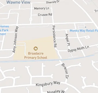 map for Broadacre Primary School