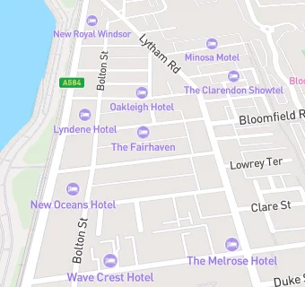 map for Blackpool Lodge