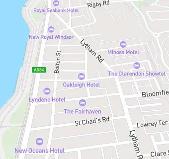 map for Chesterfield Hotel,