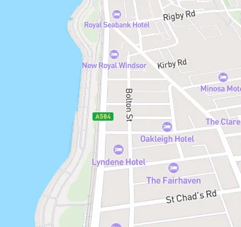 map for Belmont Hotel