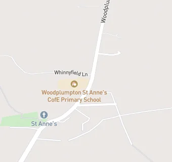 map for Woodplumpton St Anne's CofE Primary School