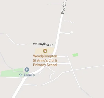 map for Woodplumpton St Anne's Cof E School