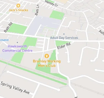 map for Bramley Working Mens Club