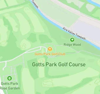 map for Gotts Park Manor Tea Room