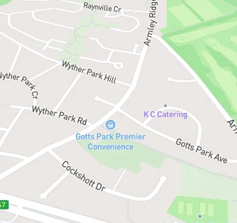 map for Gotts Park Premier Convenience  Store