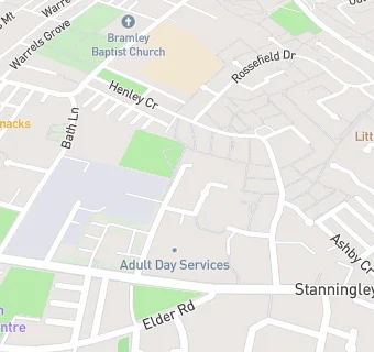 map for Bramley Adult Day Service