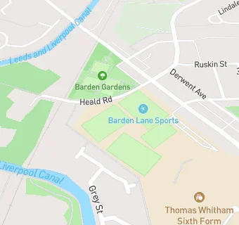 map for Burnley Barden High School