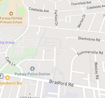 map for Pudsey Civic Hall