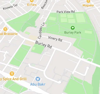 map for Burley Park Medical Centre