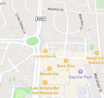 map for Crossgates Methodist Church Hall