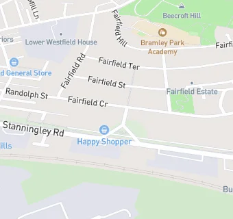 map for Fairfield Mini Market And Post Office