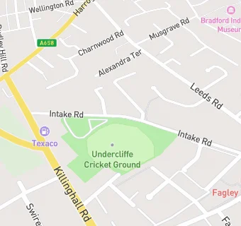 map for Undercliffe Cricket Club