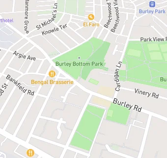 map for Burley Off Licence