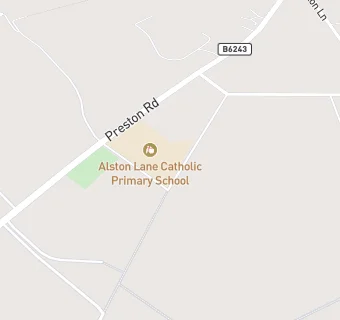 map for Alston Lane Catholic Primary School, Longridge