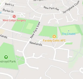 map for Farsley Celtic Football