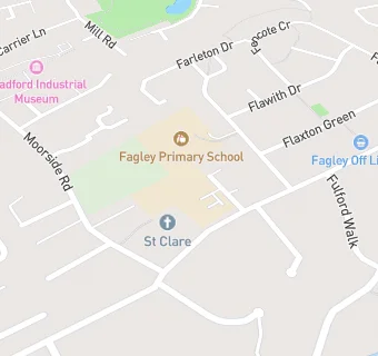 map for St Clare's Catholic Primary School