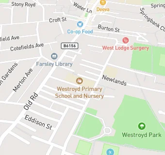 map for Catering Leeds  (Farsley Westroyd Primary)