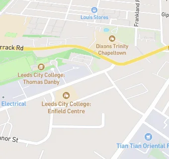 map for Leeds City College (Enfield Cafe)