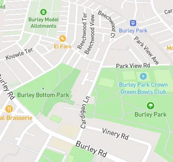 map for Burley Park Centre