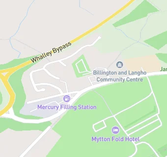 map for Mytton Fold Hotel