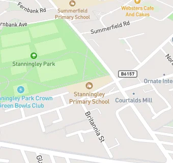 map for Stanningley Primary School