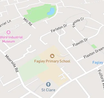 map for Fagley Primary School