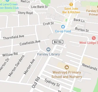 map for Farsley Liberal Club