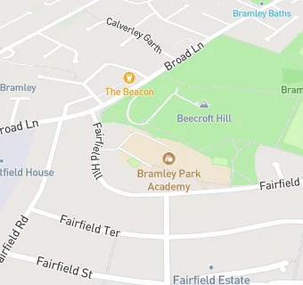 map for Bramley Park Academy