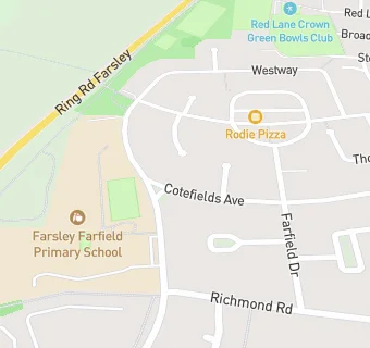 map for Farsley Farfield Infant School