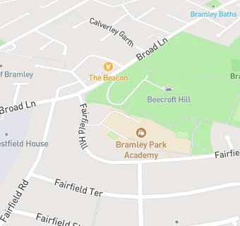 map for Bramley Primary School